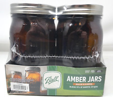 Ball Wide Mouth Canning Jars, Quart, Amber, 4 jars,1440069046. Food preservation picture