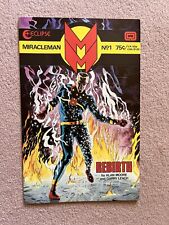 Miracleman # 1 Eclipse Comics 1985 VF+/NM by Alan Moore Garry Leach High Grade picture