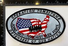 Operation Tombstone Joint Anti Terrorist Task Force Patch picture