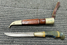 Vintage Puukko Knife Made in Finland DAMAGED HANDLE picture