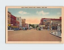 Postcard Main Street Looking East Hornell New York USA picture