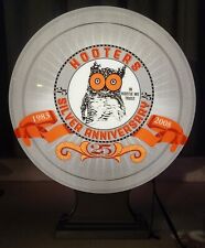 RARE~1983~2008 Hooters 25th Silver Anniversary Pub/Bar Electric Sign Light picture