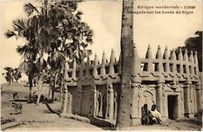 PC AFRICA WEST AFRICA MOSQUE ON THE EDGES OF NIGER MALI (a43246) picture