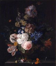 Dream-art Oil Jan-van-Huysum-Still-Life-with-Roses-Tulips-Hyacinths-and-Other-Fl picture
