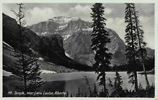 Mt. Temple, Near Lake Louise, Alberta, Canada, Early Postcard, Used in 1938 picture