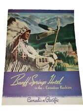 1939 Banff Springs Hotel in the Canadian Rockies Dinner Menus Tea Menus Y17 picture