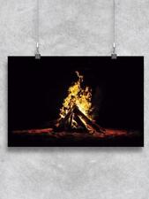 Night Campfire  Poster -Image by Shutterstock picture