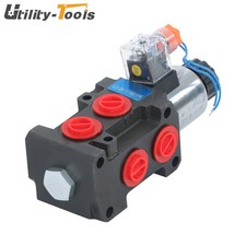 13gpm 50L DVS6 Hydraulic 6 Port Solenoid Diverter Selector Valve 1/2"BSPP 12V DC picture