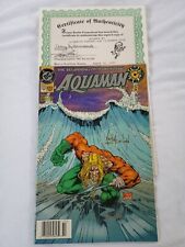 Aquaman #0 (NM) DC Comics 1994 signed by Martin Egeland and Howard Shum picture