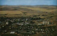 Aerial of Wilbur,Washington,WA Lincoln County Smith-Western Co. Chrome Postcard picture