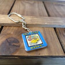 Get Your Kicks on Route 66 Keychain Keyring Blue Yellow Spinner Car Vacation picture