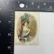Vtg BDV Cigarettes Old Masters Tobacco Silk #105 LADY OF THE FAN Artwork 27NZ picture