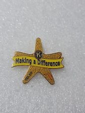 Kiwanis International Making A Difference 2009-2010 Florida Starfish Pin Enamel picture