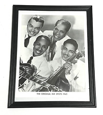 HUEY LONG The Original Ink Spots 1945 Signed Autograph 8 x 10 Framed B/W Photo * picture