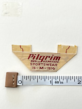 Vintage dead stock labels Pilgrim sportswear brand mitre label mint SALE picture