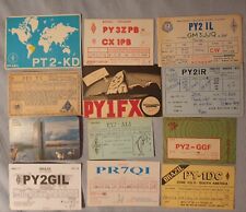 Job Lot 23 Brazilian Radio QSL Cards. See Description For Postage Discounts. picture
