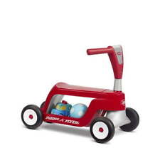Radio Flyer, Scoot 2 Scooter, 2-in-1 Ride-on and Scooter, Red picture