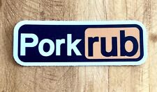 FUNNY *PORK RUB* LAPTOP STICKER DECAL BBQ COOKING GRILLING SEX BEER FOODIE NEW picture