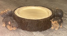 Resin squirrel Nut Dish Candy trinket Holder picture