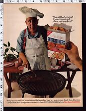 1965 Vintage Print Ad Nabisco Entertainers Crackers USA picture