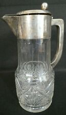 Pre-WWI Imperial German Army Crystal Cut Water Pitcher Presentation 'Dr. Ramin' picture