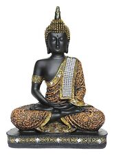 Indian Handmade Colorful Sitting Buddha For Yoga Meditation Statue, Decor Budda picture