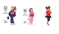Tokyo Olympics Official Licensed Goods Licca-chan Doll 3 sets picture