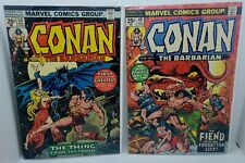 Vintage LOT of 2 Conan the Barbarian #40 & #56 (Marvel, 1974) 1st Ed 1st Print🔥 picture