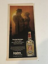 1978 Izmira Vodka Vintage Print Ad Advertisement pa10 picture