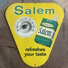 Salem Cigarettes Diecut Toc Advertising Thermometer Working Tobacco Menthol picture