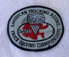 American Trucking Driving Championship Patch Automobile Car Trucks Vintage picture