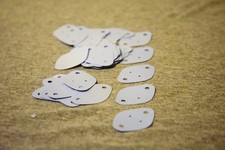 US.Seller TO-3 Transistor Thermal Insulator Pad 0.3mm Silicone Rubber 12pcs &we picture