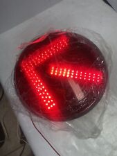 Dialight 12” LED Red Arrow Traffic Signal Light W/ Gasket # 432-1314-001 New picture