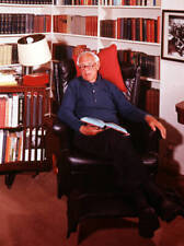 author Malcolm Muggeridge sitting in his armchair Historic Old Photo picture