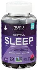 Suku Vitamins Sleep Restful Gummy 50 Pc picture