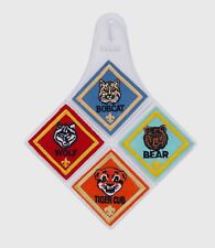 Official Licensed BSA Boy Cub Scout Rank Patch Diamond Emblem Holder Brand New picture