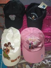 Disney Mickey Minnie Mouse Celebrate 75 Years of Fun Baseball Hat Cap Lot  picture