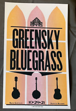 2021-10-29 Hatch Show Print Poster Greensky Bluegrass Night No. 1 @ Ryman picture
