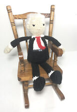 Sleepy Joe Biden In Rocking Chair 11” Knit Crochet Plush Figure- The President. picture