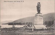 Postcard Battle Monument Lake George NY  picture