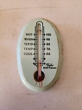 Vintage Taylor Baby Bath Thermometer; CUTEST Graphics on Box-Not Tested picture