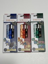 Zebra Sarasa Pokemon Evolution Pen Set Complete 3 Types Bundle Limited Japan picture