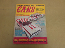 HI-PERFORMANCE CARS magazine September 1963 drag race muscle Corvette Ford Monza picture