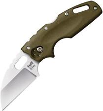 Cold Steel Tuff Lite Pocket Knife Plain AUS8A Steel Edge OD Green Handle 20LTG picture