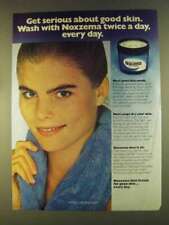 1980 Noxzema Skin Cream Ad - Mariel Hemingway - Serious picture