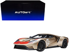 Ford GT Heritage Edition Holman Moody Metallic with and Graphics 1/18 Model Car picture