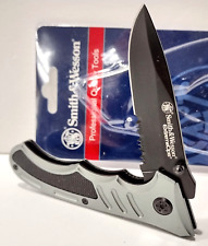 Smith & Wesson Extreme Ops Drop Point Blade Linerlock Tactical Pocket Knife picture