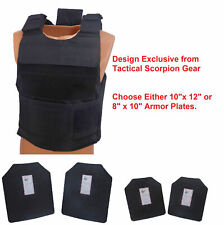 Complete Level III AR500 Steel Body Armor With Dual Pocket Lightweight Vest picture