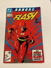 Vintage The Flash Annual #1 NM-M 1987 DC HIGH GRADE Baron, Guice, Mahlstedt picture