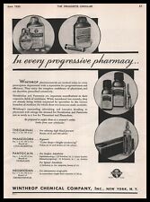 1933 Winthrop Chemical Company Inc New York Phanodorn Theominal Vintage Print Ad picture